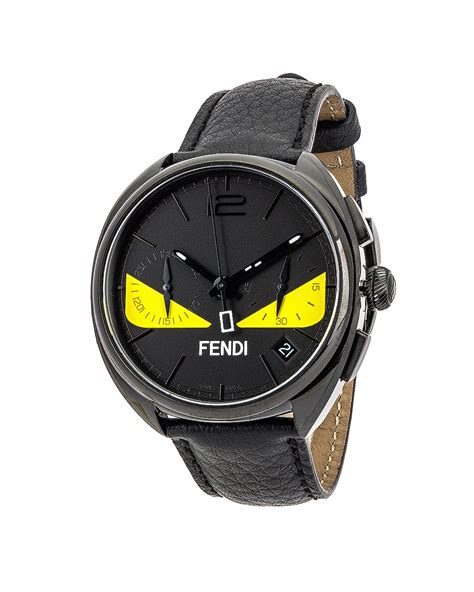 Fendi Momento Fendi Bugs Watch in Black 